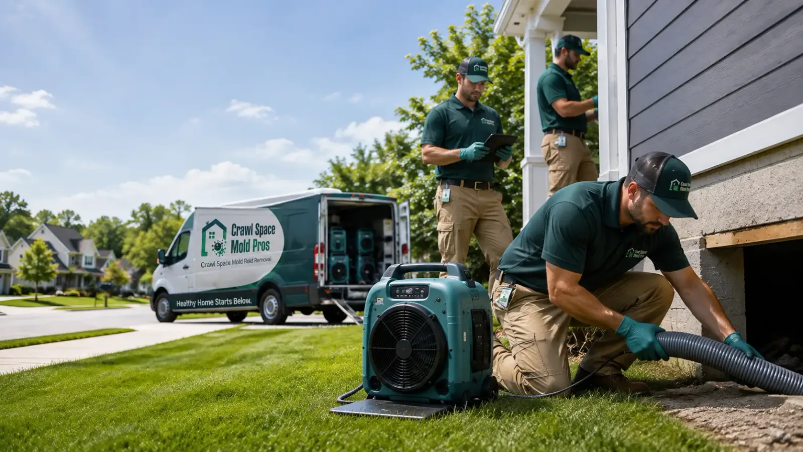 Crawl Space Mold Removal in Almond, WI